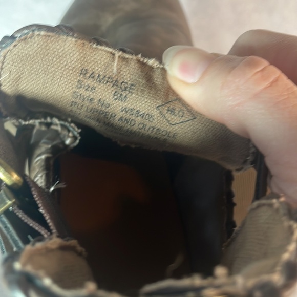 Rampage Leather Ankle Boots Brown Women’s 6 - Picture 12 of 12